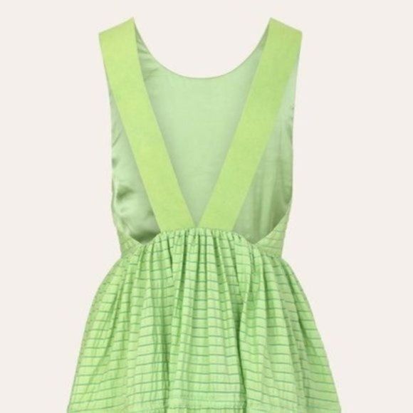 Stine Goya Tulula Dress Women’s Size XL Green Stripe Sage $390 MSRP NWT - Picture 7 of 14